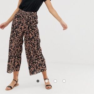 ASOS Leopard Pleated Pants
